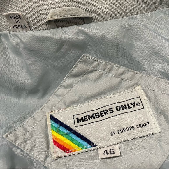Vintage Members Only Racer Jacket - Picture 5 of 6